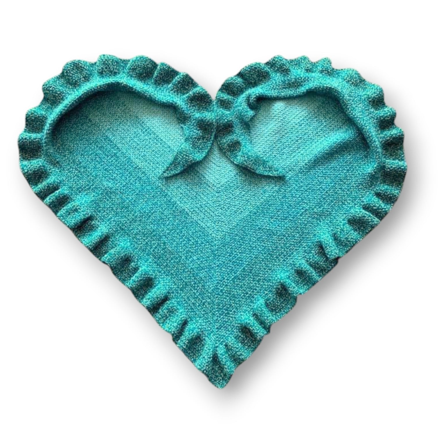 Farbvariante POSEIDON mit sanftem Farbwechsel von dunklem Meeresblau zu hellem Türkis, handgestrickt aus Modal Farbverlaufsgarn natürlichen Ursprungs – Modal Farbverlaufsgarn zum Verlieben.